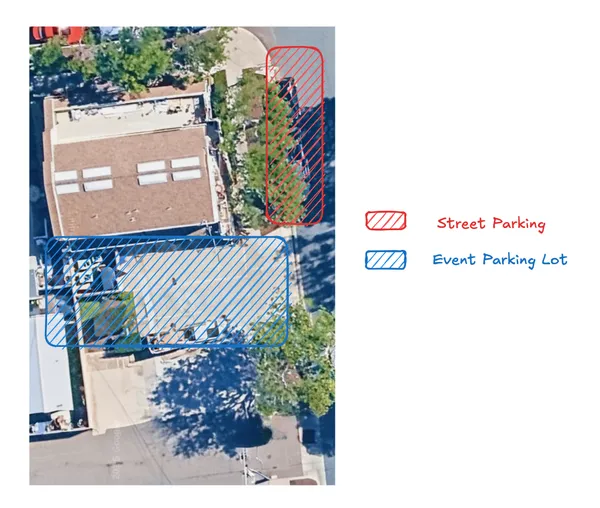 Beyond the Veil Parking Lot Map